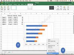 Untuk membuat carta bar anda kelihatan seperti carta gantt membuat bahagian biru bar disusun telus supaya hanya bahagian oren. Tutorial Membuat Gantt Chart Like A Pro Melalui Microsoft Excel