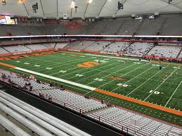 carrier dome section 316 syracuse football rateyourseats com