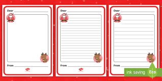 Free christmas letter templates christmas letter template. Christmas Letter Template Teacher Made