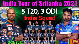 India tour of sri lanka 2021: India Vs Srilanka T20 Odi Series 2021 Team India 23 Members Squad Ind Vs Sl Series 2021 Squad Youtube