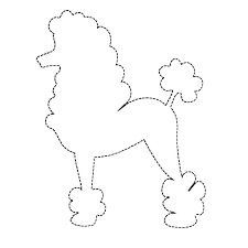 Cats marry poodle dogs coloring page free mother goose nursery rhyme printable pages. Poodle Puppy Coloring Pages Coloring Pages Ideas
