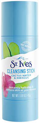 Read reviews, see the full ingredient list and find out if the notable ingredients are good or bad for your skin concern! Cactus Water Hibiscus Facial Cleansing Stick St Ives
