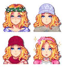 Seasonal Anime Portraits At Stardew Valley Nexus Mods And Community Anime Portrait Pixel Characters Stardew Valley Portraits