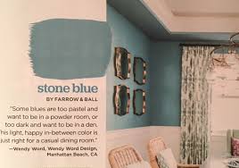 Stone Blue By Farrow Ball Farrow And Ball Paint Farrow Ball Blue Curtains
