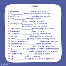 Futuro Teaching Spanish Learning Spanish Spanish Lessons For Kids