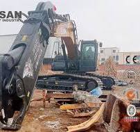 Steel Structure Demolition Ec290b Excavator Hydraulic Shear ...