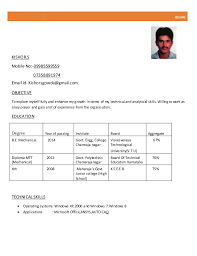 Normal Resume
