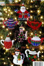 Bucilla Teapots 8 Piece Felt Christmas Ornament Kit 85018 Etsy Felt Christmas Ornaments Felt Christmas Christmas Ornaments