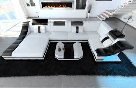 Wohnlandschaft Turino U Form In 2020 Sofa Design Luxus Couch Und Ledersofa Schwarz