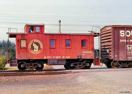 The Classic Caboose Train Great Northern Railroad Caboose