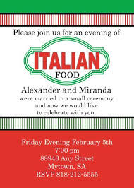 This invitation can be used for a birthday, shower, ect. Italian Theme Party Invitations New Selections Summer 2021