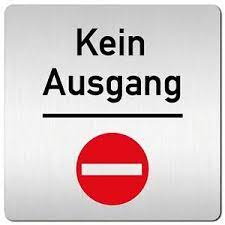 Kein ausgang schild kostenlos : Aluminium Schild Kein Ausgang 125 X 125 Mm Eingang Turschild Stop Alu Ebay