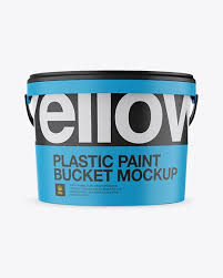 Download Matte Paint Bucket Mockup Front View Aluminium Vozeli Com PSD Mockup Templates