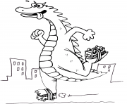 You can achieve this through books. Godzilla Coloring Pages To Print Godzilla Printable