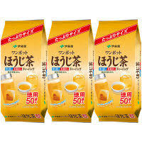アスクル 水出し可 伊藤園 ワンポットほうじ茶 ティーバッグ 1セット 150バッグ 50バッグ入 3袋 通販 Askul 公式