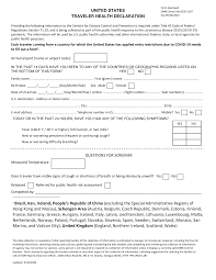 You'll need to show your form when you check in to travel or board your plane, train or ferry to the uk. Https C Ekstatic Net Ecl Documents Health Screening Documents Covid 2019 Paper Format Us Traveler Health Declaration P Pdf