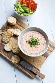 An easy recipe for canned salmon mousse made with cream cheese. Salmon Mousse Dip Pineapple And Coconut