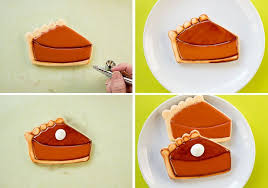 How To Make Simple Pumpkin Pie Slice Cookies The Bearfoot Baker Pumpkin Pie Cookies Cutout Sugar Cookies Pumpkin Pie