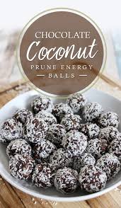 Chocolate Coconut Prune Energy Balls Paleo Approved Mommy Gone Healthy A L Approved Balls Chocolate Coconut Energy Rezepte Energie Balle Ernahrung