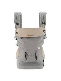 Omni 360 grows with baby from week 1 to 48 months and offers a perfect fit for all parents. Ergobaby Four Position 360 Baby Carrier Grey Camel At John Lewis Partners