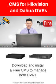Free Cms To Manage Hikvision And Dahua Dvr On The Same Network Watch The Video Learn And Download The Software Networking Internet Router Cms