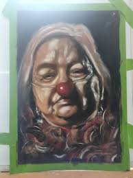 Portrait of Maureen Clown by Marie Kearns Mc Kay.