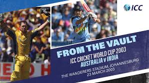 Latest cricket news, live scores, schedule, results, icc rankings, stats and videos Icc International Cricket Council 2003 Icc Cricket World Cup Final Australia V India Highlights Facebook