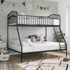 You'll love the new look in your bedroom or guest room with our fabulous selection of beds and accessories. Novogratz Bushwick Metal Bunk Bed Kid S Bedroom Furniture Twin Full Black Walmart Com Walmart Com