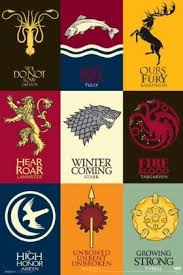 Game Of Thrones House Sigils Poster 12x18 Inch Game Of Thrones Wallpaper Affiches Game Of Thrones Carte De Game Of Thrones Art Game Of Thrones
