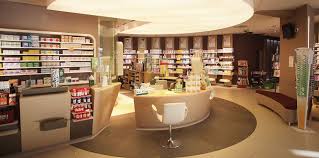 Pharmacie Le Forum Dell Alvernia Franca Fonte Alfonso Maligno Arquitetura Pharmacy Design Pharmacy Pharmacy Store