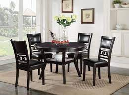 Dine In Style With The Gia Round Dining Table This Collection Has A Shelf Underneath That Makes Round Dining Room Sets Dining Room Sets New Classic Furniture