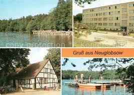 Reisen im branchenbuch für rheinsberg: Ak Ansichtskarte Neuglobsow Badestrand Stechlinsee Fdgb Erholungsheim Haus Rheinsberg Gaststaette Neuglobsow Nr Vd05133 Oldthing Ansichtskart