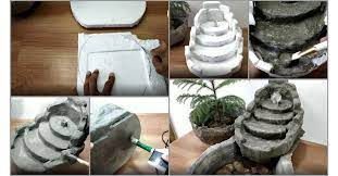 It's a very simple project that older kids can even help you with. How To Build A Diy Cement Water Fountain Diy Crafts And Projects