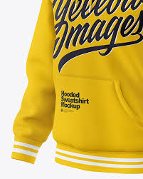 Download Hoodie Mockup Front Half Side View In Apparel Mockups On Yellow Images Object Mockups