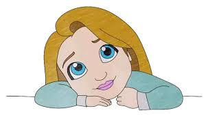 The story stars a cute golden hair heroine, a swash. How To Draw Rapunzel My How To Draw