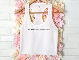 Do My Nipples Offend You Women's Crop Tank Xs-2xl - Etsy