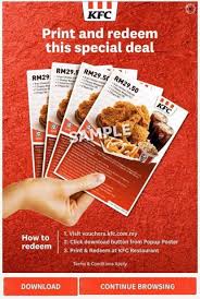 Chicken fillet 65g + 65g chiken nuggets (5 chiken nuggets) weight: Promo Voucher Kfc Rm29 50 Print Negeri Sembilan Kini Facebook