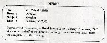 Contoh surat singkat dalam bahasa inggris. Contoh Soal Memo Dalam Bahasa Inggris Dikdasmen