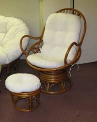 Rattan Swivel Rocker Cushion Diy Chair Cushions Bamboo Chair Swivel Chair Living Room