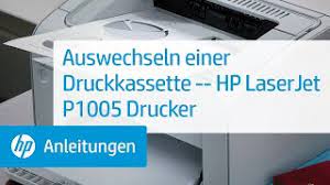 Download hp laserjet p1005 driver and software all in one multifunctional for windows 10, windows 8.1, windows 8, windows 7, windows xp. Auswechseln Einer Druckkassette Hp Laserjet P1005 Drucker Youtube