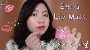 Pelembab ini harganya sangat murah, tidak sampai 15 ribu! Review Emina Lip Mask Bye Bye Bibir Kering Pecah Pecah Youtube