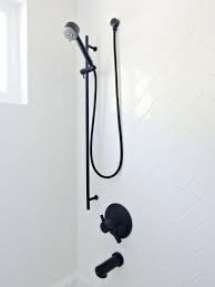 The Bathroom Is Finished Shower Faucet Shower Remodel Shower Fixtures