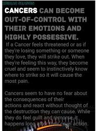 As a cancer myself, i've lived with depression as a tidal thing, that at times has totally dragged me under. Cancers Can Become Out Of Control With Their Emotions And Highly Possessive Zodiacseason Cancer Horoscope Cancer Zodiac Facts Cancer Quotes Zodiac