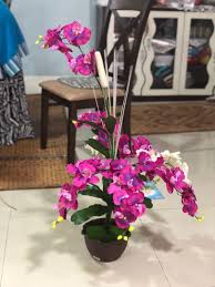 Gubahan bunga orkid latex 3d 3 tangkai shopee malaysia. Gubahan Bunga Orkid Design Craft Handmade Goods Accessories On Carousell
