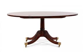 Compare prices & save money on living room furniture. Oval Empire Style Mahogany Coffee Table With Four Feet On Casters