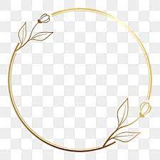 Luxury Golden Circle Flourish Frame Border Ornament Vector Illustration Floral Ornament Frame Png And Vector With Transparent Background For Free Download Gold Logo Design Photo Frame Wallpaper Floral Business Cards