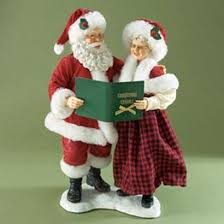 Santa themed decorations, balloons, tableware, outfits, cutouts and more. Mr And Mrs Claus Dollhouse Christmas Santa Claus Is Coming To Town Christmas Figurines