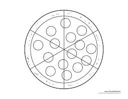 Blank Pizza Template Printable Pizza Craft For Kids Pizza Coloring Page Pizza Craft Pizza Toppings