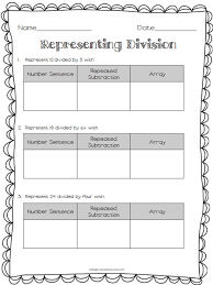 Division Array Worksheets 3rd Grade Math Division Ccss Math Math Operations