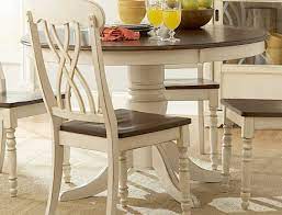 White adilynn 27.5'' pedestal dining table. Weekend Project Refinishing My Round Dining Table To Look Like This Furniture Kuche Tisch Esstisch Tisch